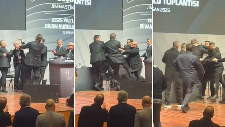 Beşiktaş Divan kurulu karıştı! Eski başkan Hasan Arat'a yumruklu saldırı - haberler