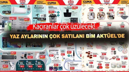 Kaçıranlar çok üzülecek! Yaz aylarının çok satılanı Bim Aktüel'de - haberler