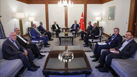 Hamas heyeti Ankara'da! Bakan Fidan ve MİT Başkanı Kalın ile görüştüler - gundem