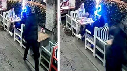 İstanbul'da dehşete düşüren olay! Kafede karısı ile oturan adam feci şekilde can verdi - gundem