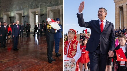 Anıtkabir'de 23 Nisan töreni... 'Milli birliğimizi korumak temel vazifemiz' - haberler