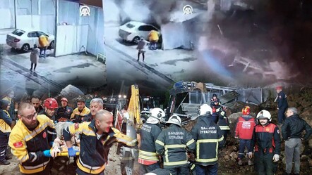 Samsun'da oto yıkamacıda heyelan faciası! Anne kurtarıldı, baba ve çocukları öldü! - dunya