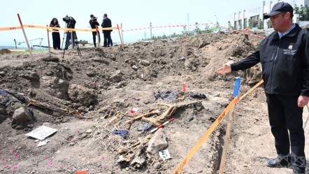 Azerbaycan'da toprağın altından vahşet çıktı! Ermeniler acımasızca katletmiş - Dünya