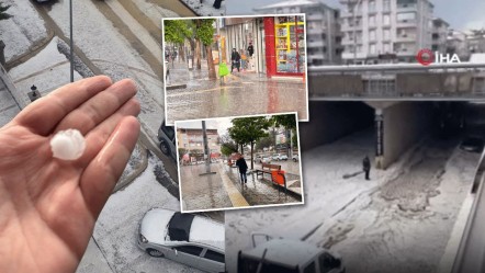 Bir yanda ceviz gibi dolu, diğer yanda sağanak ve sel! Ankara'da evleri su bastı, sürücüler alt geçitte mahsur kaldı - 3. Sayfa