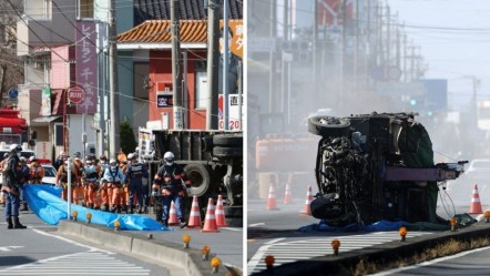 Yol çöktü, kamyonet çukura düştü! Korkunç kazada flaş gelişme - Dünya