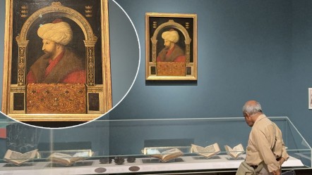 Avrupalılar hayranlıkla inceliyor! Fatih Sultan Mehmed portresi Londra'da sergileniyor - Kültür - Sanat