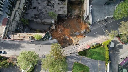 Maslak'ta inşaat sırasında yol çöktü! Ekipler bölgede - gundem