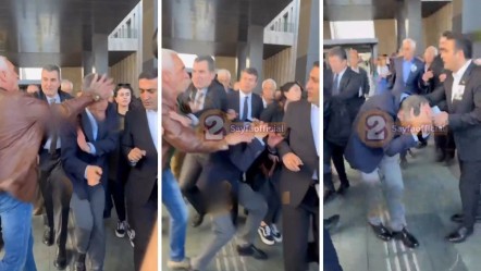 Cenaze töreni çıkışı Özgür Özel'e yumruklu saldırı! O anlar kamerada - Gündem