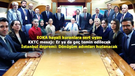 Cumhurbaşkanı Erdoğan'dan uçakta net mesajlar: Teknofest, KKTC, EOKA, İstanbul depremi... - Gündem