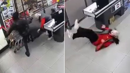 Markette kan donduran olay! Kasiyere önce tekme ardından yumruk attı - Gündem