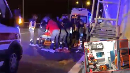 TEM'de feci kaza: Arıza yapan araçtan inen 2 kişiye tır çarptı - 3. Sayfa