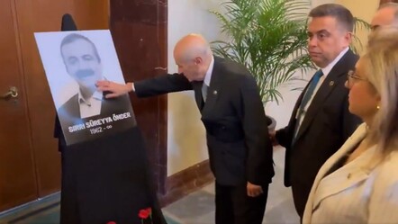 Bahçeli'den taziye ziyaretinde dikkat çeken hareket! Herkes o ana kilitlendi - gundem