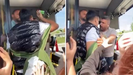 Lise öğrencisi gençten tepki çeken hareket! Otobüs şoförünün üzerine yürüdü - 3. Sayfa