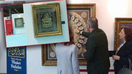 Meşhur hattatların eserleri başkentte! Uluslararası İslam Sanatları Fuarı ziyarete açıldı - Kültür - Sanat