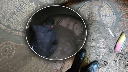 Bağ evinde 2 bin yıllık Roma mozaiği buldu, kendini ifşa etti! Mozaikte yazanlar da ortaya çıktı - Kültür - Sanat