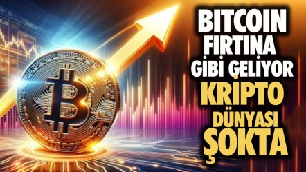 Bitcoin fırtına gibi geliyor, kripto dünyası şokta! Bitcoin kaç dolar? - Haberler