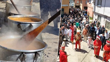 Bu keşkek farklı! 672 senedir yılda bir kere yapılıyor... Keles geleneği bozulmadı - Yaşam