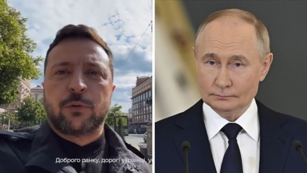 Zelenski Kiev'de sokağa indi! Mesajı dikkat çekti: Ya Rusya ya dünya... - Dünya