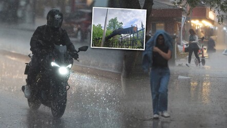 Meteoroloji sarı kodla uyarmıştı! Ankara'yı sağanak vurdu... Ağaçlar devrildi, yollar göle döndü - gundem