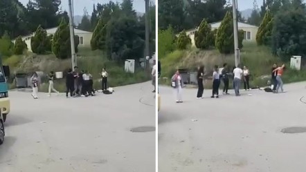 Üniversiteli kızların "Erkek arkadaşıma yan baktın" kavgası kamerada! - 3. Sayfa
