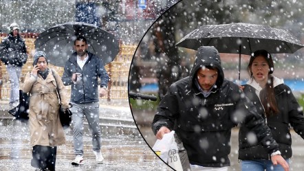 Görüntüler dünden! Mayısın ortasında kent beyaza büründü, halk neye uğradığını şaşırdı - Yaşam