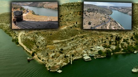 Sadece tekneyle gidiliyordu! Şanlıurfa'daki mahalleye 25 yıl sonra yol yapıldı - Yaşam