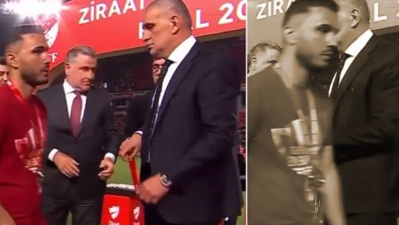 Kupa törenine damga vuran an! Galatasaraylı ismin hareketi gündem oldu - Spor