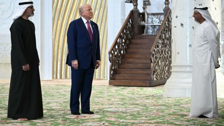 Trump'ın son durağı BAE! Görüntüleri gündem oldu: Sosyal medya bu kareleri konuşuyor - Dünya
