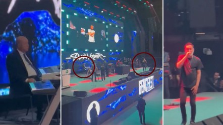 Cumhurbaşkanı Erdoğan, Sagopa Kajmer'i sahnede dinledi - Gündem