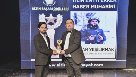 İHA'ya "Yılın En İyi Erkek Haber Muhabiri" ödülü - Gündem
