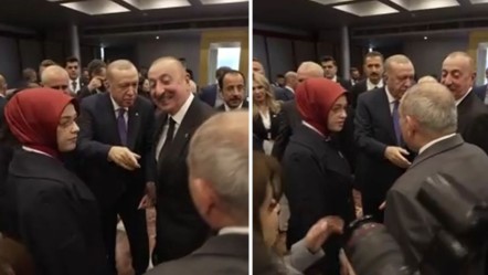 Tiran'da dikkat çeken an! Erdoğan, Aliyev'i çağırdı, Paşinyan da sohbete dahil oldu - Gündem