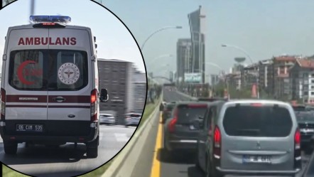 Düğün konvoyunda saygısız görüntüler! Ambulans vakaya geç kaldı: Lütfen yolu açın - Gündem