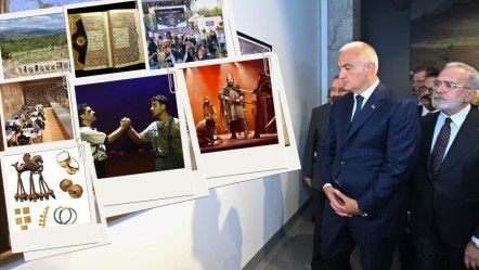 Kültürel faaliyetler ülkeye dört bir yandan gelir getiriyor! Bakan Ersoy medya temsilcileriyle bir araya geldi - Kültür - Sanat