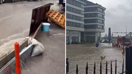 Sağanak yağış sele neden oldu! Vatandaşlar zor anlar yaşadı - Gündem