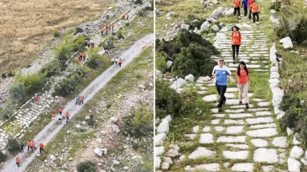 550 kilometre, 4 etap, 38 farklı parkur! Tarihi yol ziyaretçi akınına uğruyor - Kültür - Sanat