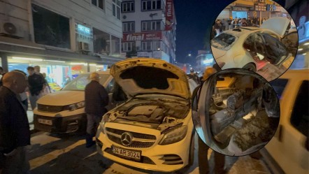 Galatasaray'ın şampiyonluk kutlamalarında eğlencenin dozu kaçtı! Lüks araç az daha küle dönüyordu - Gündem