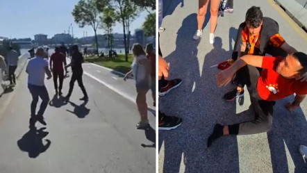 Kadıköy'de Galatasaray taraftarına silahlı saldırı! Dehşet anı kamerada - 3. Sayfa