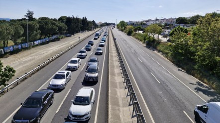 Tatil sonrası İstanbul'a dönüş yolunda trafik yoğunluğu - Yaşam