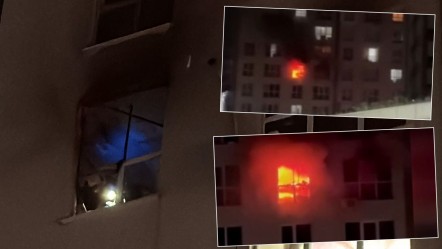 Esenyurt'ta korku dolu anlar! Panik yapan kadın 8'inci kattan atladı - 3. Sayfa