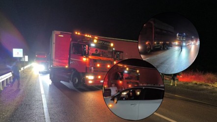 Alanya'da trafik kilitlendi! Tır sürücüsünün korkutan kazası - Yaşam