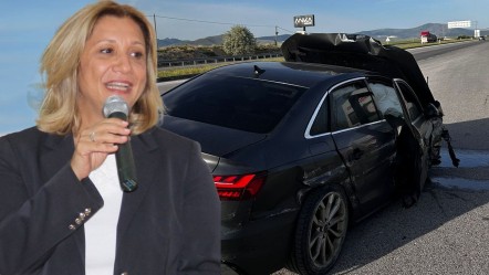 Eski AK Partili vekil ölümden döndü! Eşinin kullandığı araç bariyerlere çarptı - Gündem