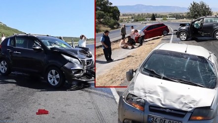 Tankerden dökülen yağ faciaya neden oldu! 5 araç birbirine girdi, çok sayıda yaralı var - Gündem