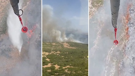 İzmir Foça'da yangın! Alevler büyüyor, havadan ve karadan müdahale başladı - Gündem