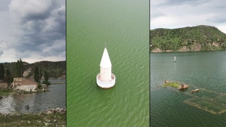 Sarıkamış'ta acı olay: Baraj kapıları kapatıldı, bir köy sular altında kaldı! Geriye sadece minare kaldı... - Yaşam