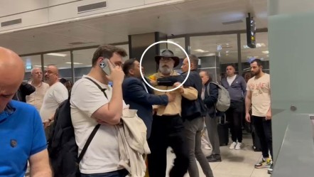 Ünlü restoran işletmecisi Cüneyt Asan, havalimanında yolcuyla tartıştı: Beni mi doğrayacaksın? - Gündem