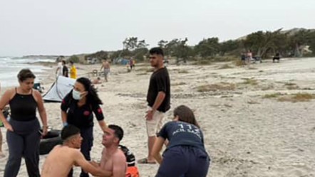İzmir'de denize giren genç boğuldu, arkadaşları kriz geçirdi - 3. Sayfa