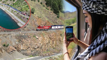 Bu trene binenleri rüya gibi yolculuk bekliyor! Doğu'nun mutlaka gezilecek yerlerine seyahat başladı - yasam