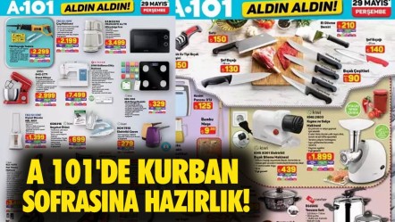 A 101'de kurban sofrasına hazırlık! Bıçak, güveç, kesme tahtası hepsi indirimde - Haberler