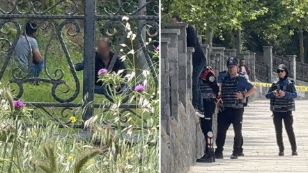 İstanbul'da korku dolu anlar! Çocuk parkında kafasına tüfek dayadı - Gündem