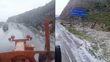 Mayıs ayında şaşırtan görüntüler! Antalya'nın o ilçesi beyaza büründü - Haberler